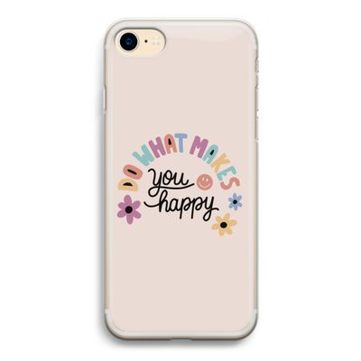 Happy days: iPhone 7 Transparant Hoesje