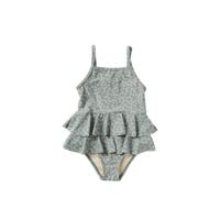 Salted Stories zomer badpak meisjes - groen - Daisies