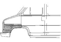 PLAATWERKDEEL Wielrand VOOR R vanaf 1991- 1745160