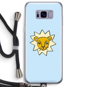 Kleine leeuw: Samsung Galaxy S8 Plus Transparant Hoesje met koord