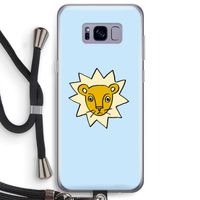 Kleine leeuw: Samsung Galaxy S8 Plus Transparant Hoesje met koord