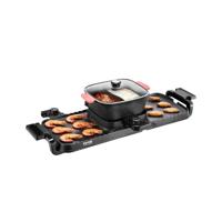VEVOR Hot Pot met grill 2300 W 2-in-1 elektrische rookloze grill met uitneembare pot