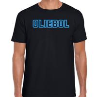 Fout kersttrui t-shirt voor heren - oliebol - blauw - oliebollen - kerst/nieuwjaar