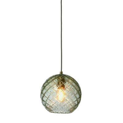 Hanglamp glazen Venetië bol - groen