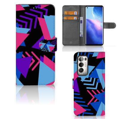 OPPO Find X3 Neo 5G | Book Case | Funky Triangle