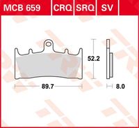 TRW Remblokken, en remschoenen voor de moto, MCB659 Allround organisch - thumbnail