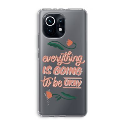 Optimistic flower girl: Xiaomi Mi 11 Transparant Hoesje