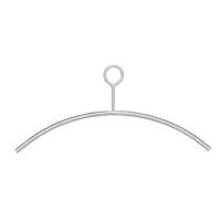 Intersteel Kledinghanger rvs geborsteld dicht - thumbnail