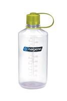 Nalgene Narrow-Mouth Sustain 1L Drinkfles Clear/Green Clos 1L