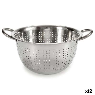Strainer Kinvara Zilverkleurig Roestvrij staal 30,5 x 14 x 24 cm (12 Stuks)