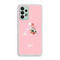 Pink Bouquet: Samsung Galaxy A52s 5G Transparant Hoesje