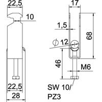 OBO Bettermann 1186004 Beugelklem 1 stuk(s)