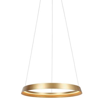 Steinhauer Strakke hanglampRinglux goud Ø 60cm - 3692GO