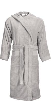 The One Classic Badjas met capuchon 420 gram Silver Grey-2XL/3XL