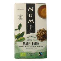 Numi Green tea mate lemon bio 18 Zakjes