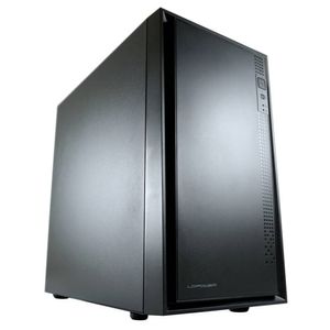 LC Power 2016MB Micro-tower PC-behuizing Zwart