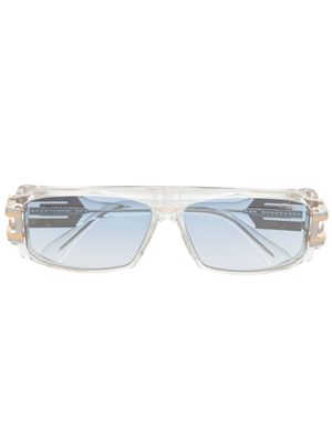 Cazal lunettes de soleil MOD1643 à monture rectangulaire - Blanc
