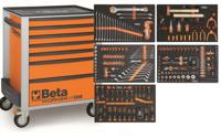 Beta BW 2400S O7/E-M Gereedschapswagen met 7 laden, gevuld met gereedschap | 309 Delig - 024006324