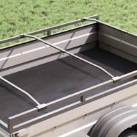 geschikt voor vlak tarpaulin beugel 2 pcs Zilver 100-145 cm geschikt voor vlak tarpaulin beugel 2 pcs Zilver 100-145 cm