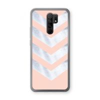 Marmeren pijlen: Xiaomi Redmi 9 Transparant Hoesje