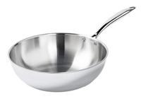 Cookinglife Wokpan 28 cm - TriPly RVS - zonder anti-aanbaklaag