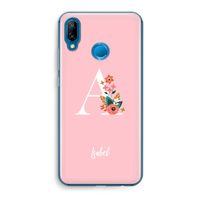 Pink Bouquet: Huawei P20 Lite Transparant Hoesje