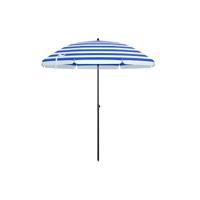 Opvouwbare parasol, Blauw + witte strepen / 160 cm Opvouwbare parasol, Blauw + witte strepen / 160 cm