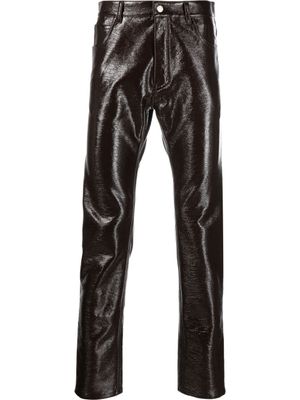 Courrèges pantalon Vinyl - Marron