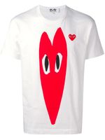 Comme Des Garçons Play t-shirt à logo imprimé - Blanc