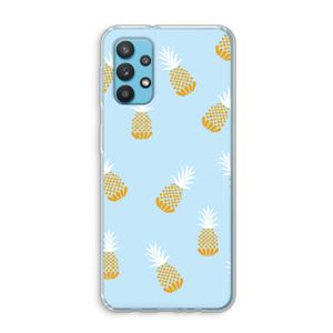 Ananasjes: Samsung Galaxy A32 4G Transparant Hoesje