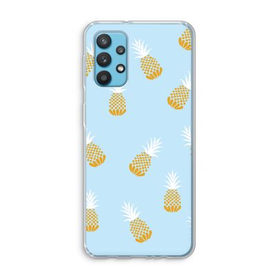 Ananasjes: Samsung Galaxy A32 4G Transparant Hoesje