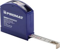 Promat Rolbandmaat | lengte 3 m breedte 13 mm mm/cm | EG II kunststof controlevenster | Kunststof controlevenster - 4000855000 4000855000