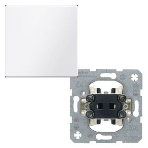 Berker Q.1 wisselschakelaar uit/wissel polarwit RAL9010
