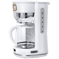 Muse MS-220 W Koffiezetapparaat Wit Capaciteit koppen: 10 Glazen kan, Warmhoudfunctie