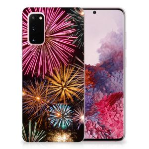 Samsung Galaxy S20 Silicone Back Cover Vuurwerk