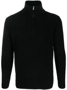 Dell'oglio pull à col montant zippé - Noir