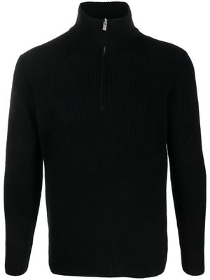 Dell'oglio pull à col montant zippé - Noir