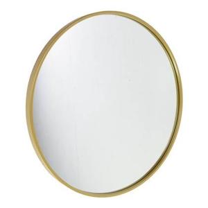 Fragix Boston wandspiegel rond - Goud - Metaal - Ø60cm - Industrieel