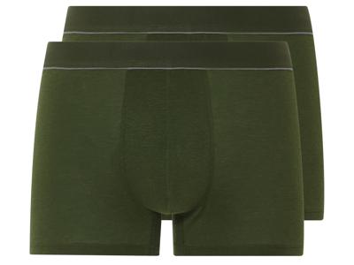 LIVERGY 2 heren boxers (Groen, XL)