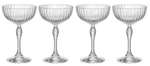 Bormioli Rocco Cocktailglazen America 20&apos;s - 220 ml - 4 stuks