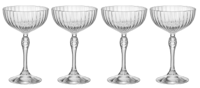Bormioli Rocco Cocktailglazen America 20&apos;s - 220 ml - 4 stuks