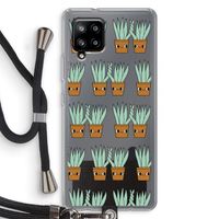 Sansevieria: Samsung Galaxy A42 5G Transparant Hoesje met koord