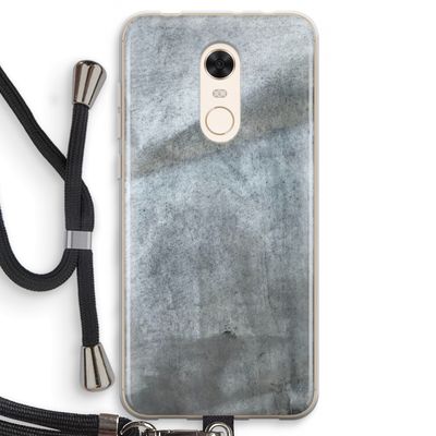 Grey Stone: Xiaomi Redmi 5 Transparant Hoesje met koord