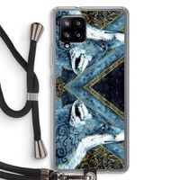 Golden Fox: Samsung Galaxy A42 5G Transparant Hoesje met koord