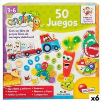 Educatief Spel Lisciani Giochi Carotina Baby 50 Juegos 4,5 x 14,5 x 3,5 cm Elektronische (6 Stuks)