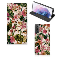 Samsung Galaxy S21 Plus Smart Cover Flowers