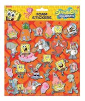 Nickelodeon foamstickers Spongebob 24x20,5 cm 22 delig oranje - thumbnail