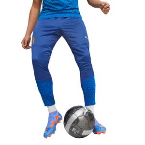 PUMA Olympique Marseille Trainingsbroek 2023-2024 Blauw Goud