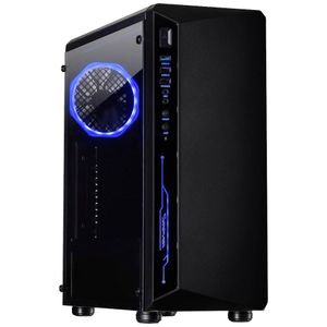 Inter-Tech C-3 Saphir Tower PC-behuizing Zwart