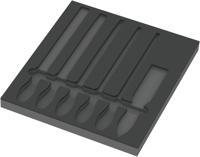 Wera 9883 Schuimrubberen inzetstuk voor PFERD vijlen Set 1, zonder gereedschap, 344 x 30 x 392 mm - 05137383001